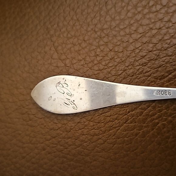 VTG L. GULLHAGEN Nordic 830S Sterling Silver Signed Engraved Collector's Spoon - Picture 4 of 6
